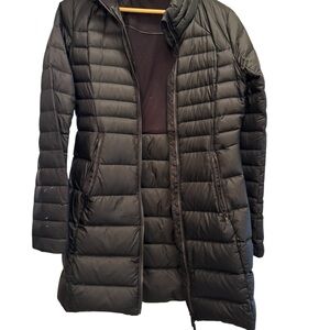 Lululemon Athletica Black Puffer Coat